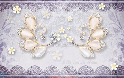 File in trần File hoa trang sức TS581 (file gốc) xuyên sáng