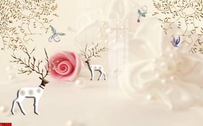 Download file gốc File tranh hoa trang sức in tường 3d TS5833 (in mica) trong suốt