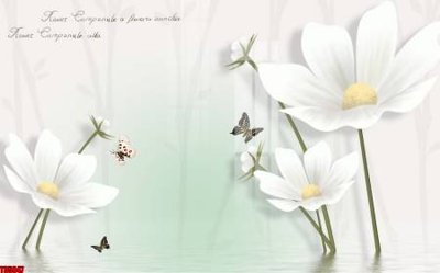 File gốc in mica File tranh hoa trang sức in tường 3d TS5847 chất lượng