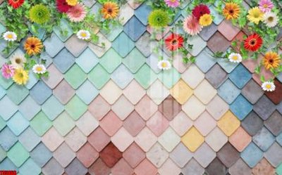 File gốc File tranh hoa trang sức in tường 3d TS5858 (in mica) cắt laser