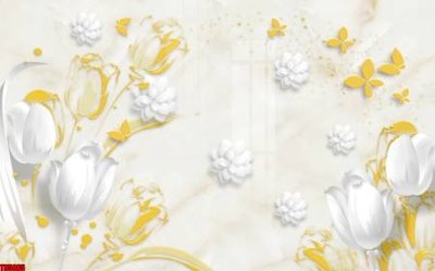 Tải file File tranh hoa trang sức in tường 3d TS5885 (gốc) in nhanh