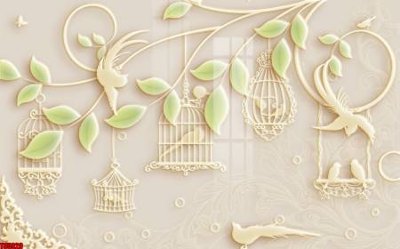 File in trần File tranh hoa trang sức in tường 3d TS5929 (bản gốc) 5D