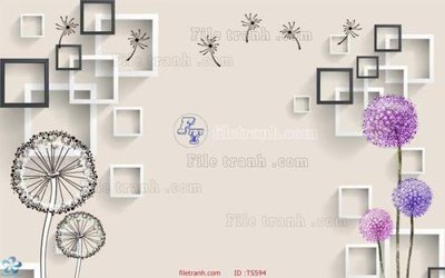 Download file gốc File hoa trang sức TS594 (in mica) trang trí