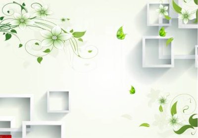 Chi tiết file gốc File tranh hoa trang sức in tường 3d TS5956 (cho in tráng gương)