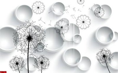 File tranh File tranh hoa trang sức in tường 3d TS5978 (ảnh gốc) sắc nét hoàn hảo