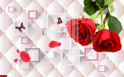 Tải về file gốc File tranh hoa trang sức in tường 3d TS5994 (chuẩn in ấn)