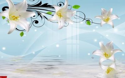 Download file File tranh hoa trang sức in tường 3d TS5997 (gốc) in mica đèn LED