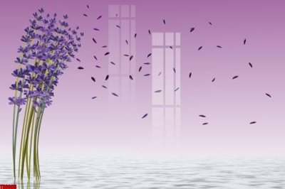 File ảnh File tranh hoa trang sức in tường 3d TS6005 (gốc) in decal dán tường