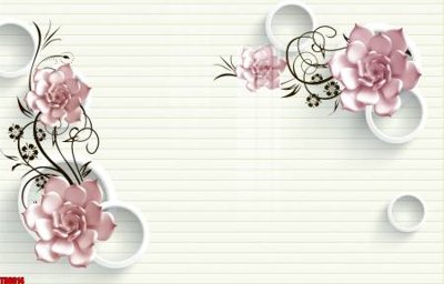 Tải file File tranh hoa trang sức in tường 3d TS6014 (gốc) in trên mọi chất liệu