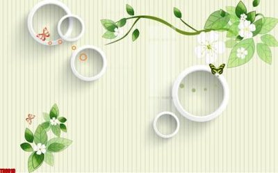 Tải file File tranh hoa trang sức in tường 3d TS6019 (gốc) chủ đề phong thủy