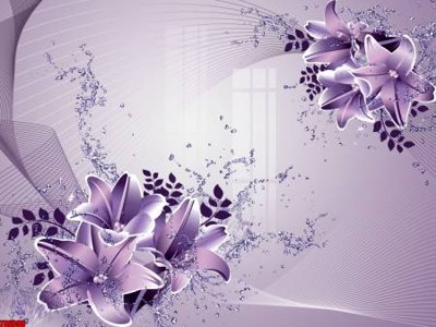 File gốc File tranh hoa trang sức in tường 3d TS6099 (ảnh chi tiết) để in lụa