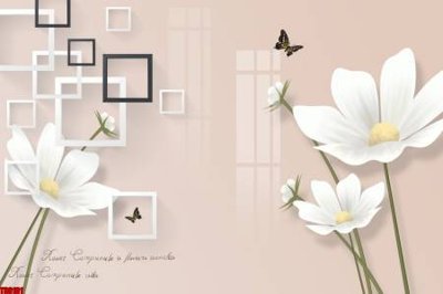 File gốc File tranh hoa trang sức in tường 3d TS6101 (thiết kế) cho in ấn