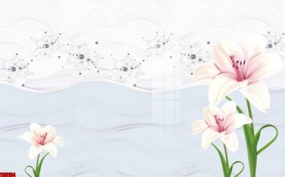 Tệp tin gốc File tranh hoa trang sức in tường 3d TS6104 (chất lượng) File tranh hoa trang sức in tường 3d TS6104