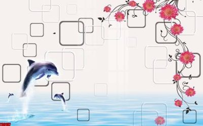 File ảnh File tranh hoa trang sức in tường 3d TS6107 (gốc) in poster