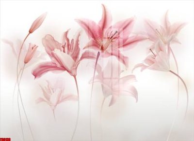 File PSD File tranh hoa trang sức in tường 3d TS6128 (gốc) tách lớp chi tiết