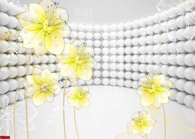 Ảnh mô tả file gốc in mica File tranh hoa trang sức in tường 3d TS6141