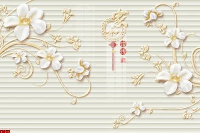 Tải về file tranh gốc File tranh hoa trang sức in tường 3d TS6172 (để in quảng cáo)