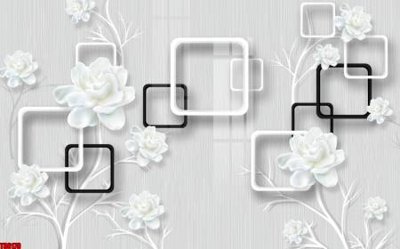 File gốc File tranh hoa trang sức in tường 3d TS6179 (in mica) làm quà tặng