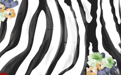 File ảnh File tranh hoa trang sức in tường 3d TS6260 (gốc) cho trang trí nhà hàng