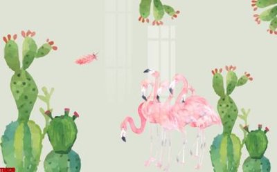 File gốc File tranh hoa trang sức in tường 3d TS6270 (phong cách) cổ điển