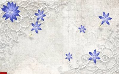 File ảnh File tranh hoa trang sức in tường 3d TS6335 (gốc) in standee