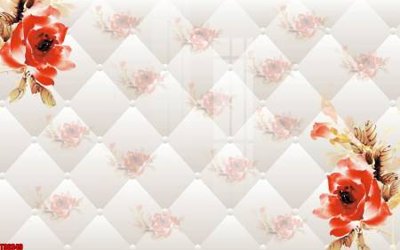 File tranh File tranh hoa trang sức in tường 3d TS6349 (gốc) chủ đề động vật