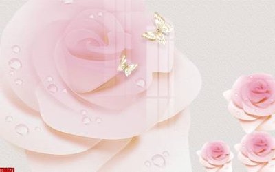 File gốc in ấn File tranh hoa trang sức in tường 3d TS6371 chuẩn màu CMYK