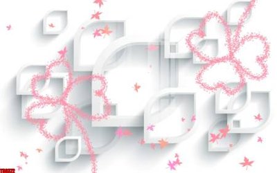 Ảnh mô tả file gốc in mica File tranh hoa trang sức in tường 3d TS6372