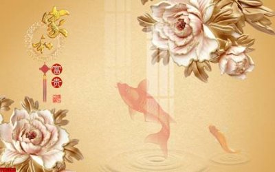 Tải file File tranh hoa trang sức in tường 3d TS6393 (PSD) cho in tranh 3D