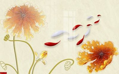 File gốc File tranh hoa trang sức in tường 3d TS6502 (trang trí) cho phòng khách