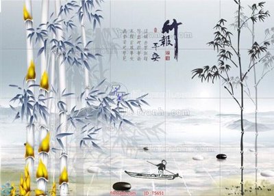 File tranh File hoa trang sức TS651 (bản gốc) treo tường