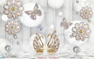 Download file File hoa trang sức TS655 (gốc) in mica ốp bếp