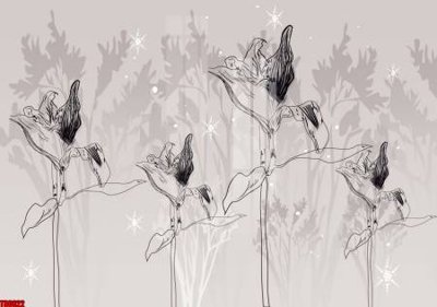 Tải file File tranh hoa trang sức in tường 3d TS6622 (gốc) in ấn chất lượng