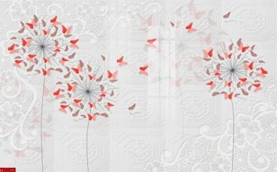 Tải file File tranh hoa trang sức in tường 3d TS6623 (gốc) chủ đề tâm linh