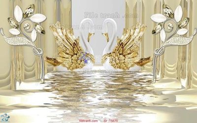 File ảnh File hoa trang sức TS670 (gốc) in decal dán tường