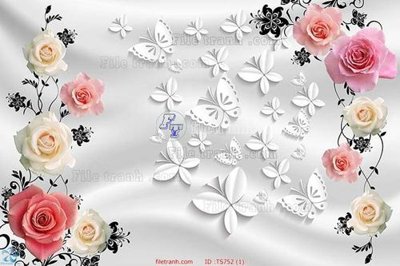 File gốc File hoa trang sức TS752 (dành cho trang trí nội thất)