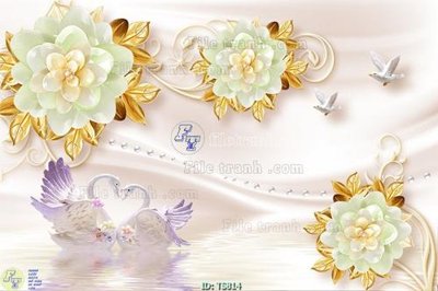 File gốc File hoa trang sức TS814 (in 3D) cho trang trí