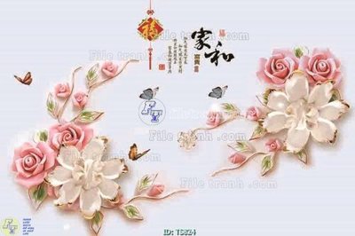 Tải file tranh gốc File hoa trang sức TS824 chất lượng cao