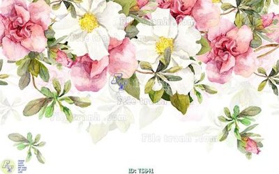 Download file gốc File hoa trang sức TS841 (in mica) trang trí