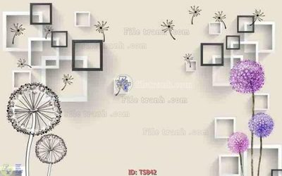 Tải file File hoa trang sức TS842 (gốc) làm tranh trang trí