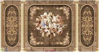 Tải file File hoa trang sức TS880 (ảnh gốc) in gạch men