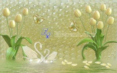 File PSD File tranh gốc tranh tường hoa thủy mặc trung quốc TTQ106 (gốc) cho in quảng cáo