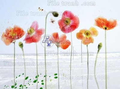 File in mica File tranh gốc tranh tường hoa thủy mặc trung quốc TTQ113 (bản gốc) làm vách ngăn