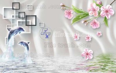 File tranh File tranh gốc tranh tường hoa thủy mặc trung quốc TTQ118 (bản gốc) in lụa 5D