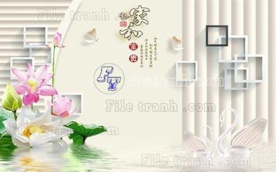 Tải file File tranh gốc tranh tường hoa thủy mặc trung quốc TTQ121 (gốc) chủ đề phong thủy