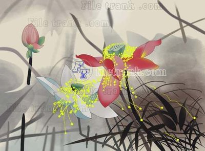 Tệp tin gốc File tranh gốc tranh tường hoa thủy mặc trung quốc TTQ129 (chất lượng) File tranh gốc tranh tường hoa thủy mặc trung quốc TTQ129