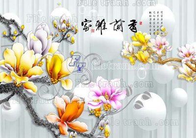 File gốc in ấn File tranh gốc tranh tường hoa thủy mặc trung quốc TTQ156 chuẩn màu CMYK