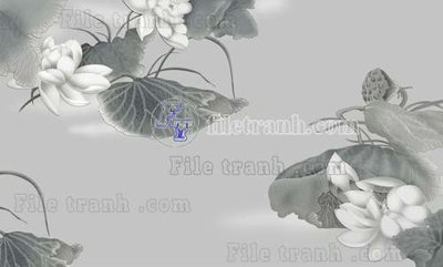 Tải file File tranh gốc tranh tường hoa thủy mặc trung quốc TTQ196 (gốc) làm file in ấn