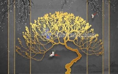 File in lụa File tranh gốc tranh tường hoa thủy mặc trung quốc TTQ212 (chất lượng cao) File tranh gốc tranh tường hoa thủy mặc trung quốc TTQ212