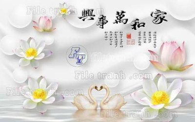 Tải file File tranh gốc tranh tường hoa thủy mặc trung quốc TTQ234 (ảnh gốc) in gạch men